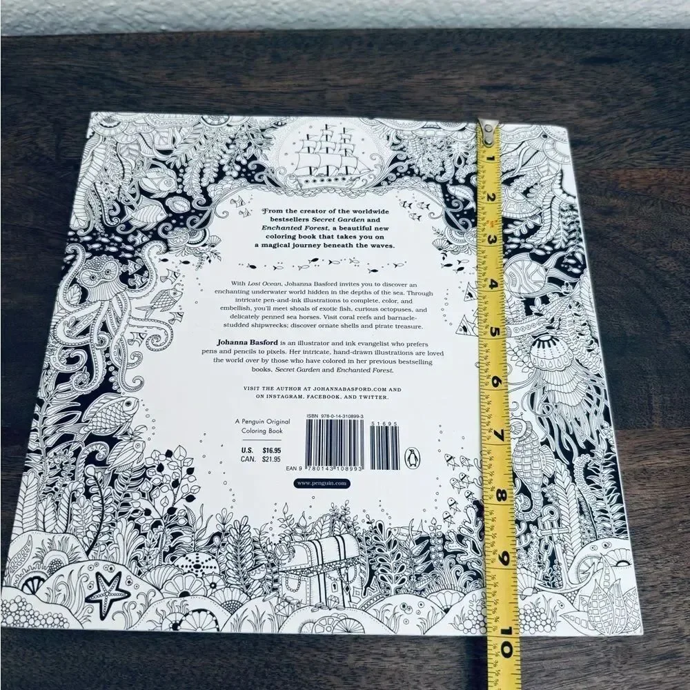 Lost Ocean Adult Coloring Book Johanna Basford
